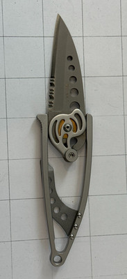 CRKT Van Hoy Snap Lock Folding Knife   Ed Van Hoy Design   Rare Mechanism   2.5''
