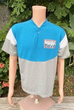 Vintage Adidas Coast To Coast Cycling Bicycle Shirt Jersey Blue Measurements