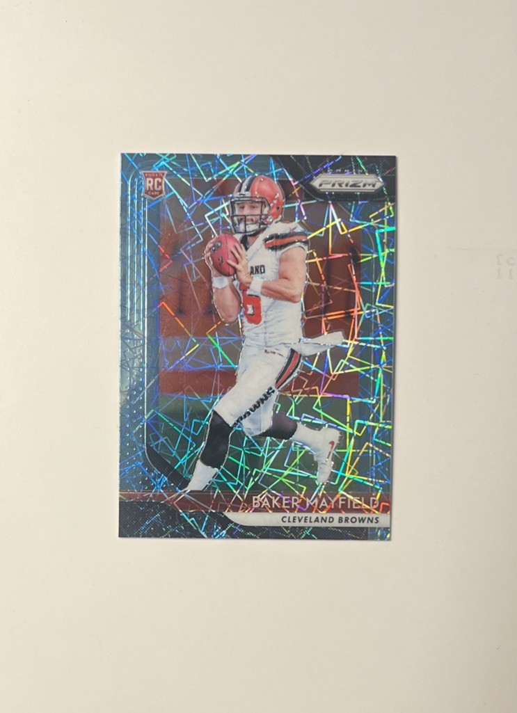 2018 Prizm Baker Mayfield Lazer Prizm #201 (RC) 💎