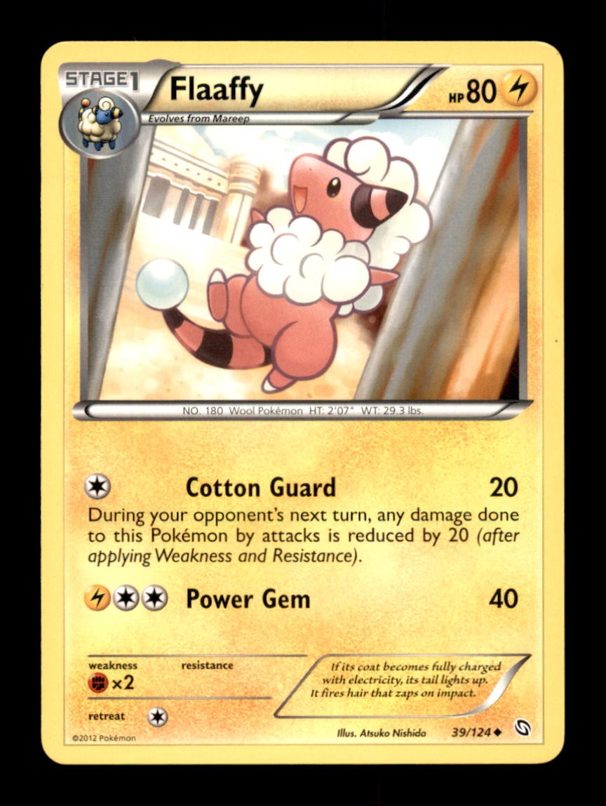 FLAAFFY 39/124 UC DRAGONS EXALTED POKEMON LP