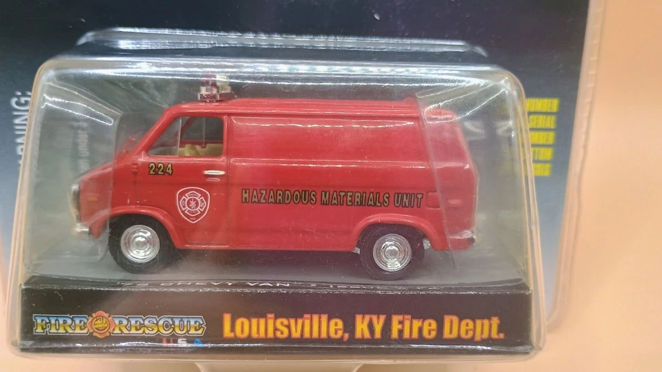 ГОНОЧНЫЕ ЧЕМПИОНЫ ПОЖАРНО-СПАСАТЕЛЬНЫЕ США ЛУИСВИЛЛ, KY FIRE DEPT Hazmat новые нераспакованные - Изображение 2 из 4