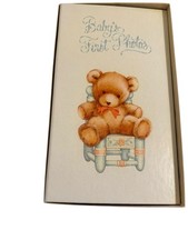 New in Box Vintage Hallmark Baby's First Photos Teddy Bear Album  Refill Set