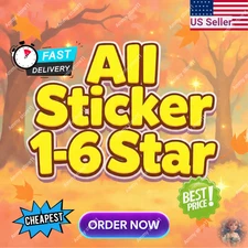 All Sticker Available🔥 Monopoly Stickers Go! 1⭐-6⭐ CHEAPEST🔥SUPER FAST⚡24/7