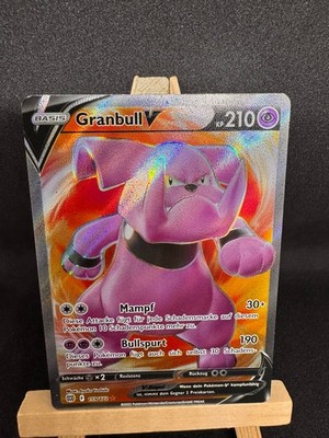 Pokemon Granbull V Full Art | Deutsch 159/172 Strahlende Sterne | Near Mint