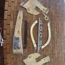 Mercedes Benz W 107 350 450 Headlight Trims Door Radio Molding Top Handle Sign