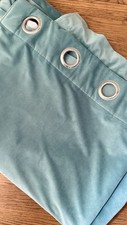 Two Curtains Velvet Blackout Lined 49x75 Inches
