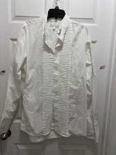 Neil Allyn Men's White Tuxedo Dress Shirt Size 17 36/37