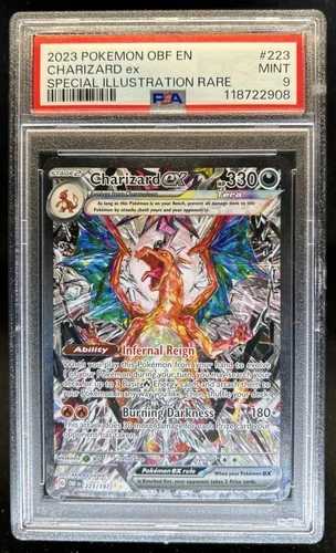 2023 Pokemon SV Obsidian Flames - OBF EN Charizard ex #223/197 PSA 9