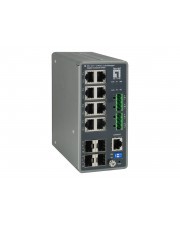 LevelOne Switch L3 Lite verwaltet 8 x 10/100/1000 + 4 x Gigabit SFP an