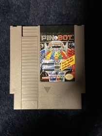 Pin Bot Nintendo NES Video Game Cart and Box