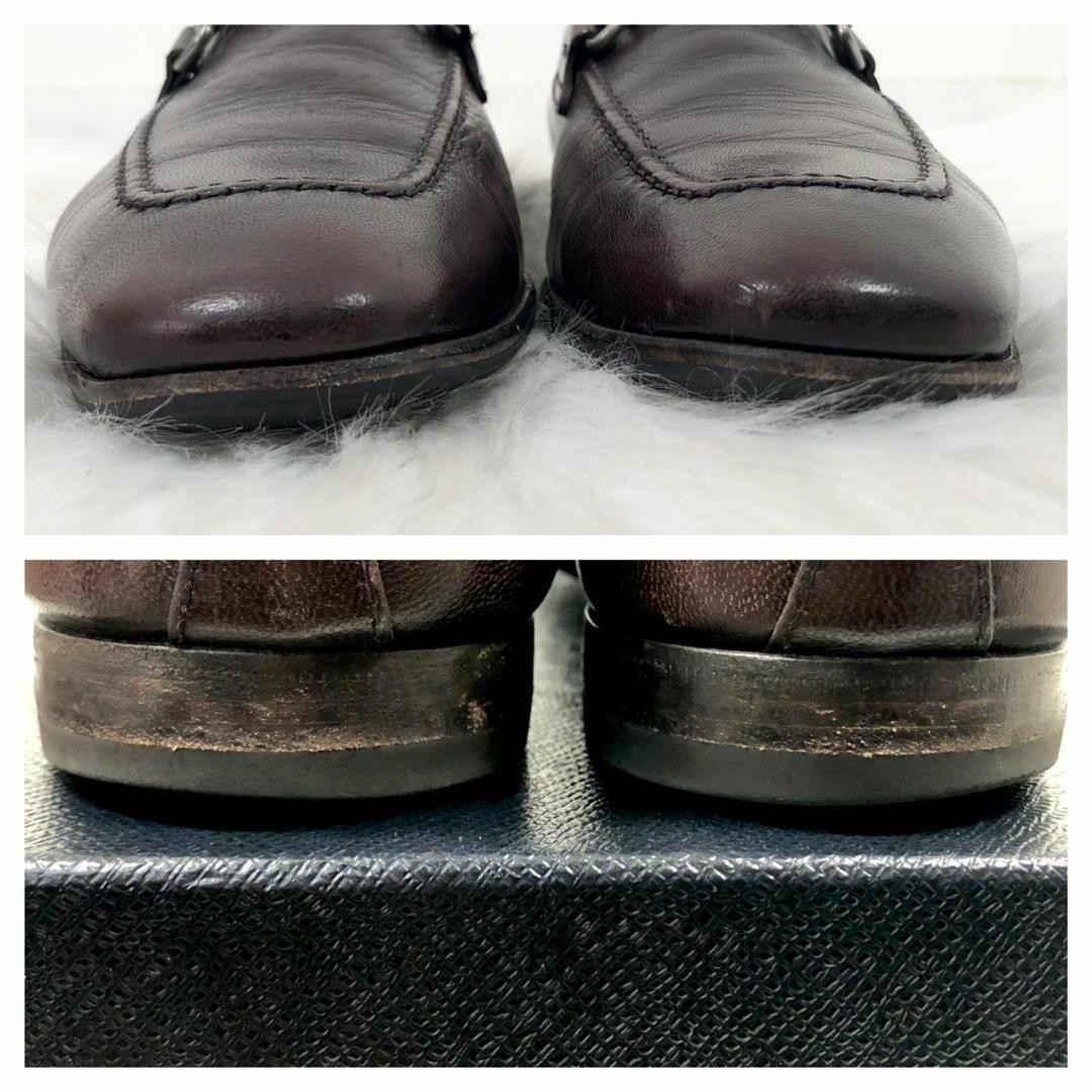 PRADA Men's Dress Shoes Loafers Leather Dark brown UK6/US7 112969c thumbnail 17