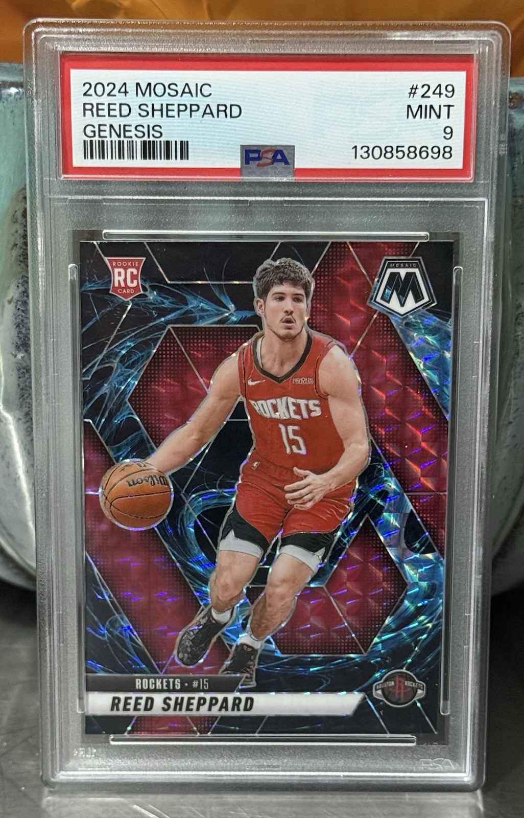 2024-25 Panini Mosaic Genesis Rookie Card - Reed Sheppard #249 Mint 9 (RC)