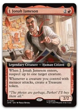 J. Jonah Jameson (Extended Art) #261 (NM) Spider-Man SPM Magic MTG