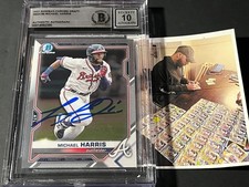 Michael Harris Bowman Chrome 2021 Auto