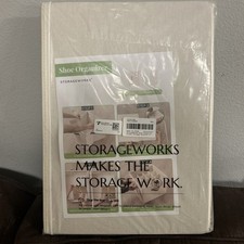 StorageWorks Shoe Organizer for Closet, Fits up to 16 Pairs 1 Pack New Fast Ship