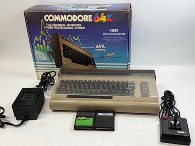 Commodore 64 Computer w/ Joystick, Simons Basic, Hesmon