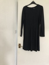 Ladies Black Size 16 A Line Dress