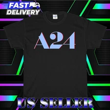 NEW SHIRT A24 LOGO T-SHIRT FUNNY USA AMERICAN UNISEX SIZE S TO 5XL