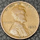 1925-P Lincoln Wheat Cent Penny Fine - VG Vintage Early 1900s Copper Vintage 1C