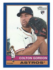 2025 Topps Heritage High Number - Colton Gordon #637 Dark Blue Bordered (RC)
