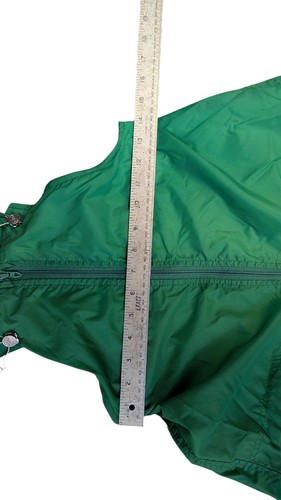 Vintage Nylon Sears Ski Bib Overall Suit Misses Medium 70s Green Snow Pants H - Picture 6 of 12