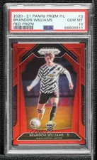 2020 Panini Prizm Premier League Red /149 Brandon Williams #3 PSA 10 GEM MT n0c