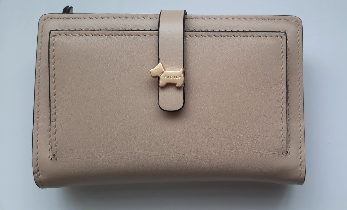 RADLEY - NEWICK ROAD - STONE COLOUR LEATHER  - MEDIUM BIFOLD PURSE - RRP £79