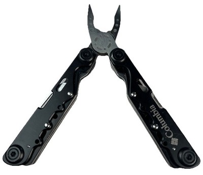 Columbia 9-Function Multi-Tool Black Silver-Tone EUC