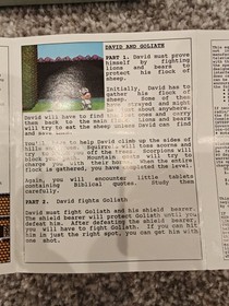 Bible Adventures Nintendo NES original Box, Manual, & Cartridge Holder NO GAME