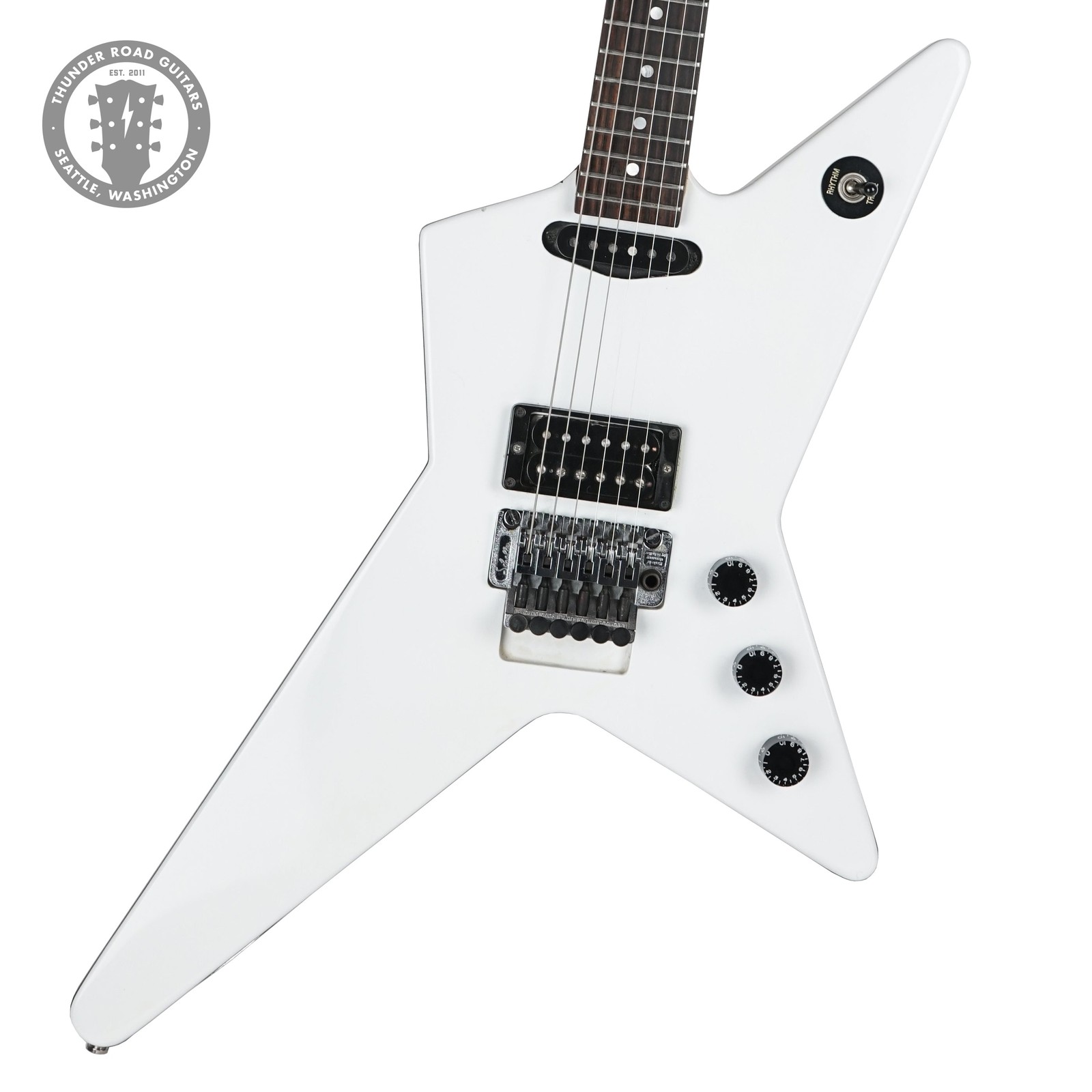 Used Warmoth/Chandler Star White with Black Sides