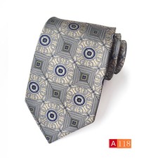 Classic Men's Tie Gentlemen Formal Business Wedding Best Jacquard with Gift Box