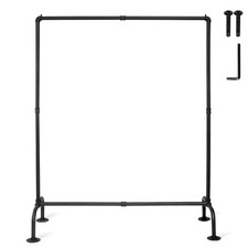Industrial Pipe Clothing Rack Free Standing,Vintage Style Detachable Garment ...