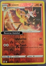 Braixen [SWSH12 - 026/195] Uncommon Reverse Holofoil NM SWSH12: Silver Tempest