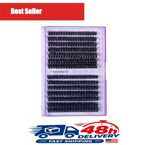 proamate Cluster Lashes D Curl 10-18mm 270pcs Individual Eyelash Extensions - product listing photo