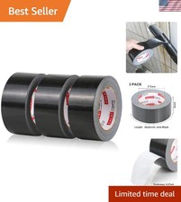 Heavy Duty Duct Tape Black 2 Inch x 30 Yards Waterproof 3 Pack Strong Flexible
