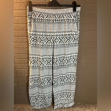 Victoria's Secret Black and Gray Patterned Pants