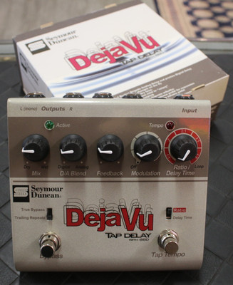 Seymour Duncan SFX-10 Deja Vu Tap Delay w/ BBD Guitar Effects Pedal