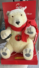 Coca-Cola x Steiff Limited Edition Polar Bear Plush w/ Certificate 1999