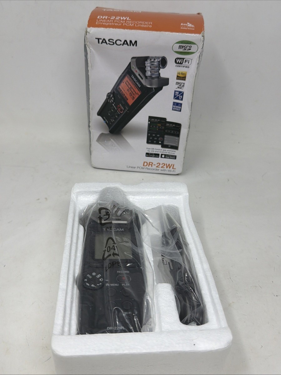 TASCAM DR-22WL Portable Handheld Recorder with Wi-Fi for sale