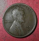 1912D US LINCOLN CENT! "Denver" Mint! FINE! Old US Coin!
