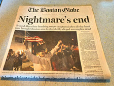 Boston Globe Newspaper: Nightmare’s End