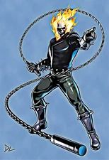 Ghost Rider "Marvel Comics" Original Pop Art Print - 13 x 19 Poster