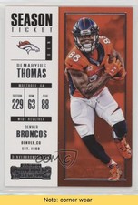 2017 Panini Contenders Season Ticket Demaryius Thomas #65 READ 1u0