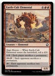 Earth-Cult Elemental - Adventures in the Forgotten Realms