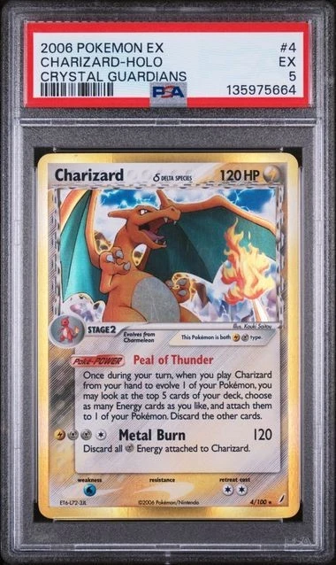 Charizard Pokmon TCG EX Crystal Guardians Rare Individual Collectible Card  Game Cards for sale | eBay