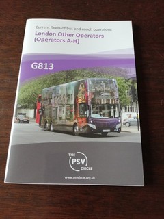 PSV CIrcle Fleet List Bus/Coach London Other Operators (A H) G813 Aug 2022