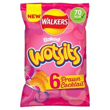 Wotsits Prawn Cocktail Snacks Crisps 6X13.5g