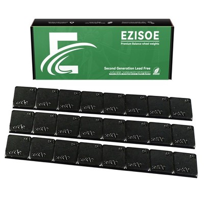 EZISO 1/2 Oz Black Stick on Wheel Weights 0.5OZ Adhesive 144pcs 72 oz
