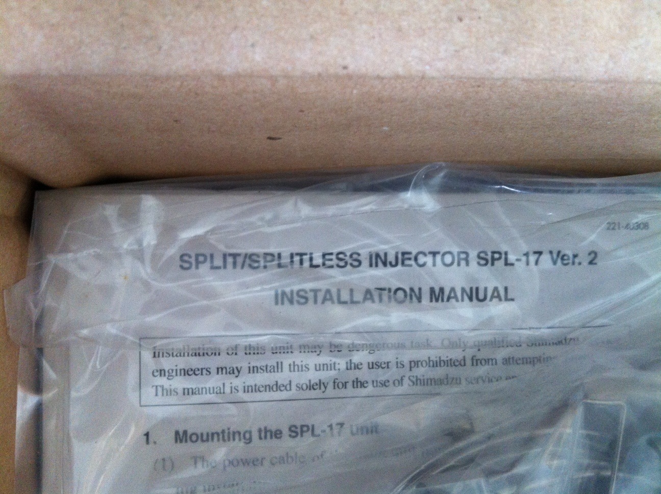 SHIMADZU SPL - 17 SPLIT / SPLITLESS INJECTOR kit NEW | eBay