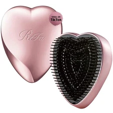 ReFa HEART BRUSH ROSE GOLD | Heart Shaped Detangling Brush for Women 